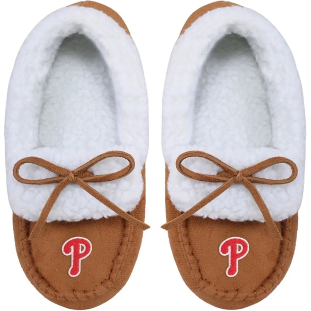 Philadelphia Phillies FOCO Youth Moccasin Slippers M(3-4